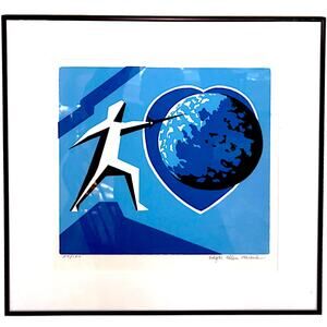 Journee Mondiale de la Sante - World Health Day 1972 Framed Art #50/100